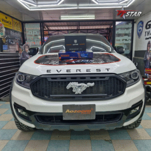 รีวิว อัพเกรดไฟหน้ารถยนต์ Ford เมืองประดับยนต์ กระบี่
