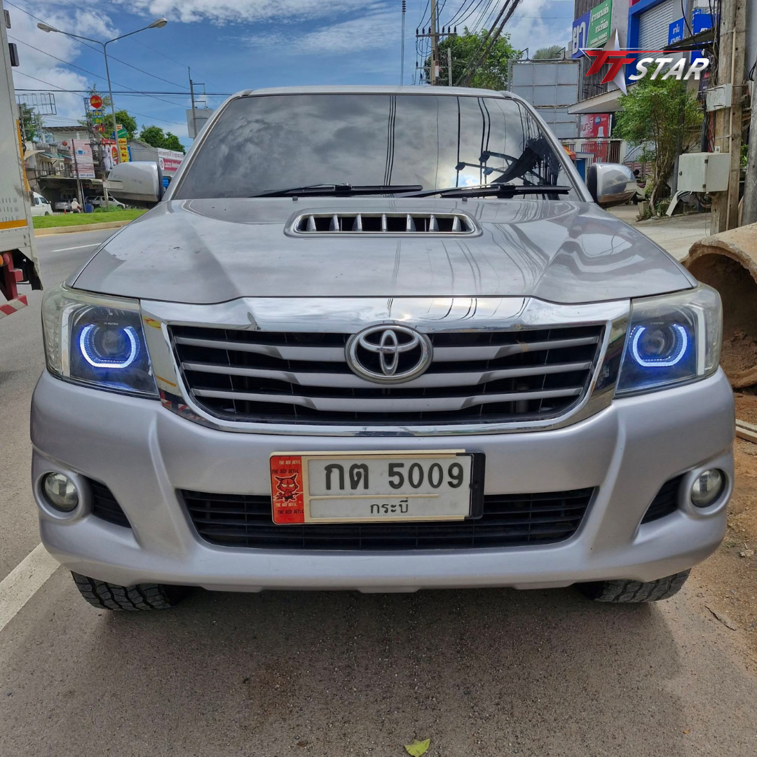 รีวิว อัพเกรดไฟหน้ารถยนต์ TOYOTA เมืองประดับยนต์ กระบี่