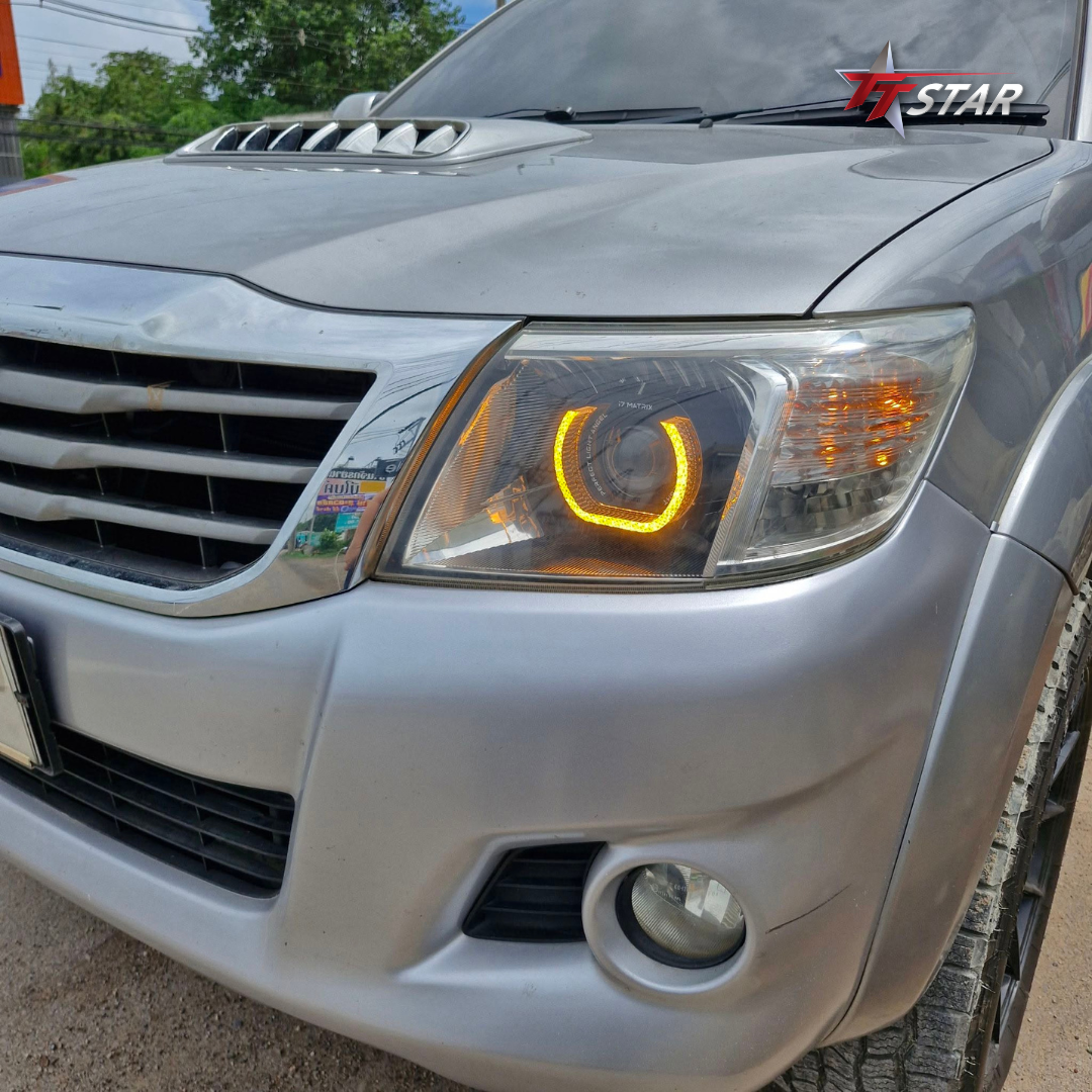 รีวิว อัพเกรดไฟหน้ารถยนต์ TOYOTA เมืองประดับยนต์ กระบี่