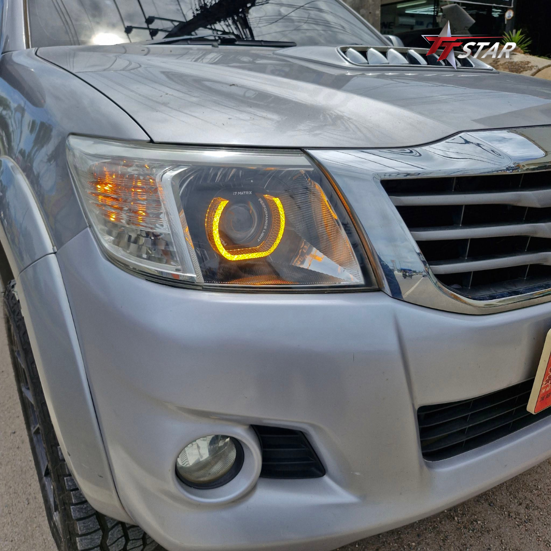 รีวิว อัพเกรดไฟหน้ารถยนต์ TOYOTA เมืองประดับยนต์ กระบี่