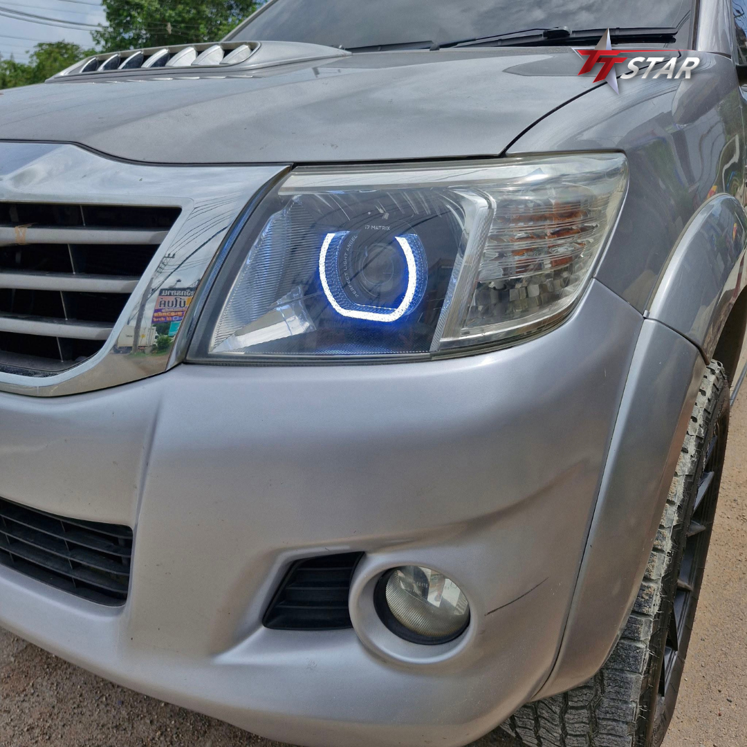 รีวิว อัพเกรดไฟหน้ารถยนต์ TOYOTA เมืองประดับยนต์ กระบี่