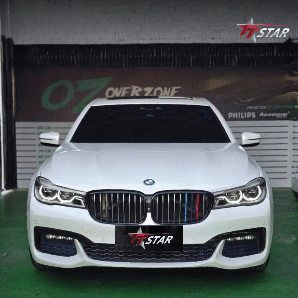 รีวิว อัพเกรดไฟหน้ารถยนต์ BMW OVERZONE AUTOCAR ลาดกระบัง