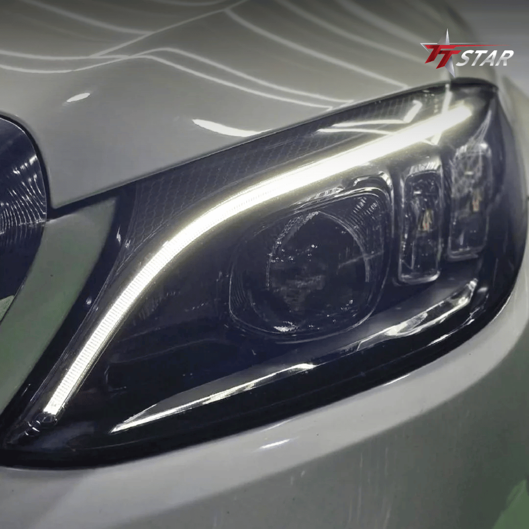 รีวิว อัพเกรดไฟหน้ารถยนต์ BENZ OVERZONE AUTOCAR ลาดกระบัง