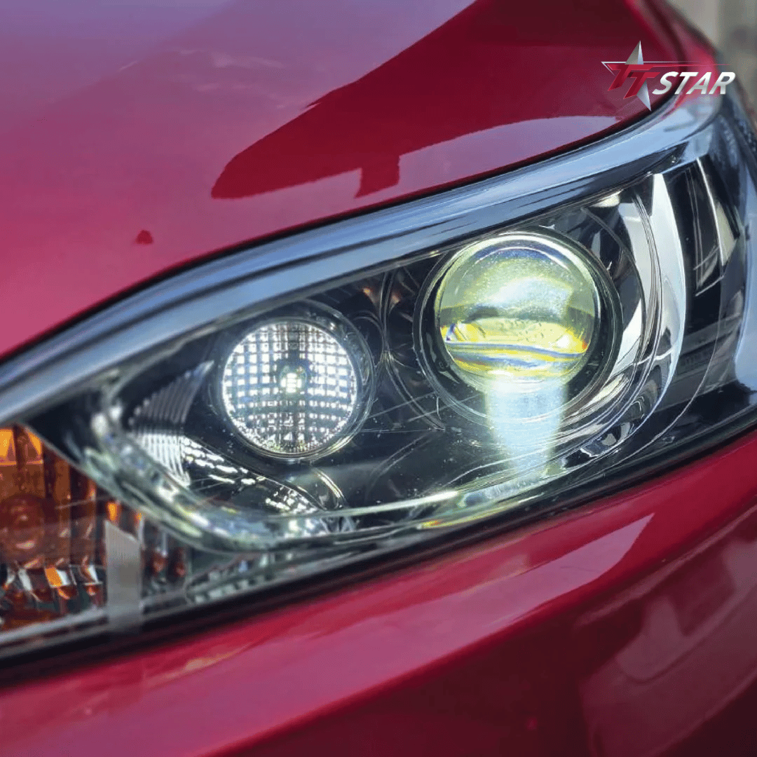 รีวิว อัพเกรดไฟหน้ารถยนต์ TOYOTA-YARIS OVERZONE AUTOCAR ลาดกระบัง