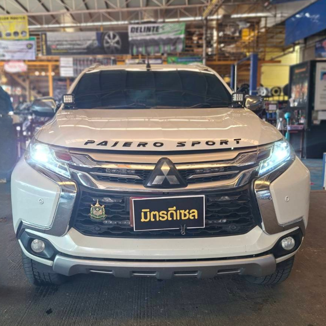 รีวิว ติดตั้งไฟหน้ารถ MITSUBISHI PAJERO มิตรดีเซล กำแพงเพชร