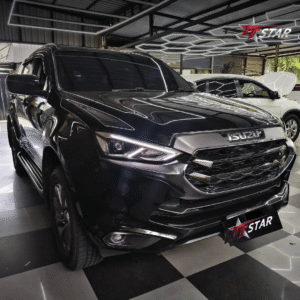 รีวิว อัพเกรดไฟหน้ารถยนต์ ISUZU-MU-X SR AUTO CAR เลียบด่วนรามอินทรา