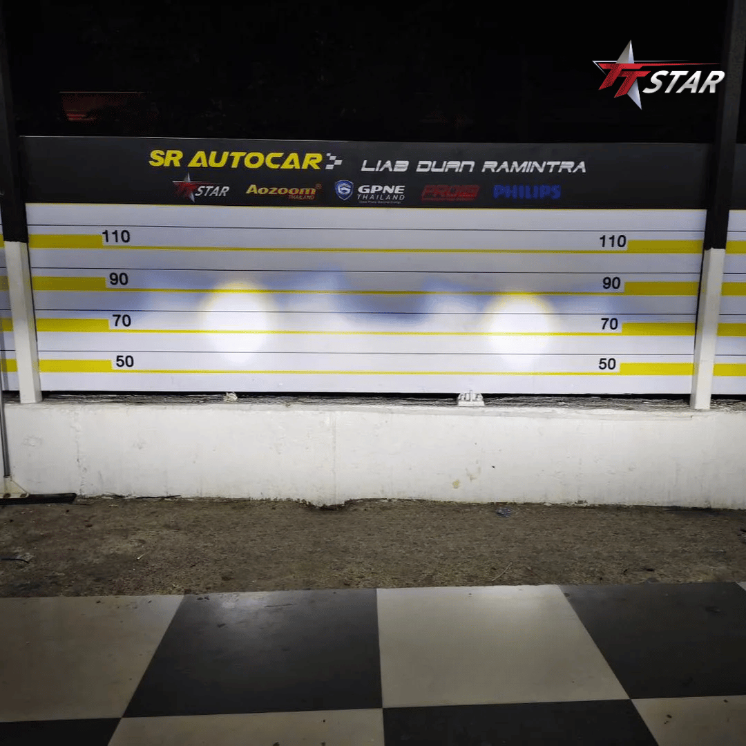 รีวิว อัพเกรดไฟหน้ารถยนต์ HONDA SR AUTO CAR เลียบด่วนรามอินทรา