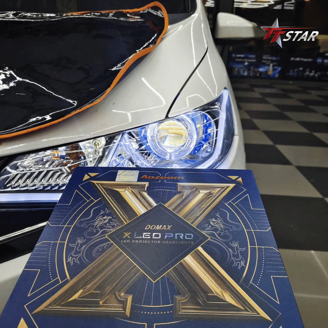 รีวิว อัพเกรดไฟหน้ารถยนต์ HONDA SR AUTO CAR เลียบด่วนรามอินทรา