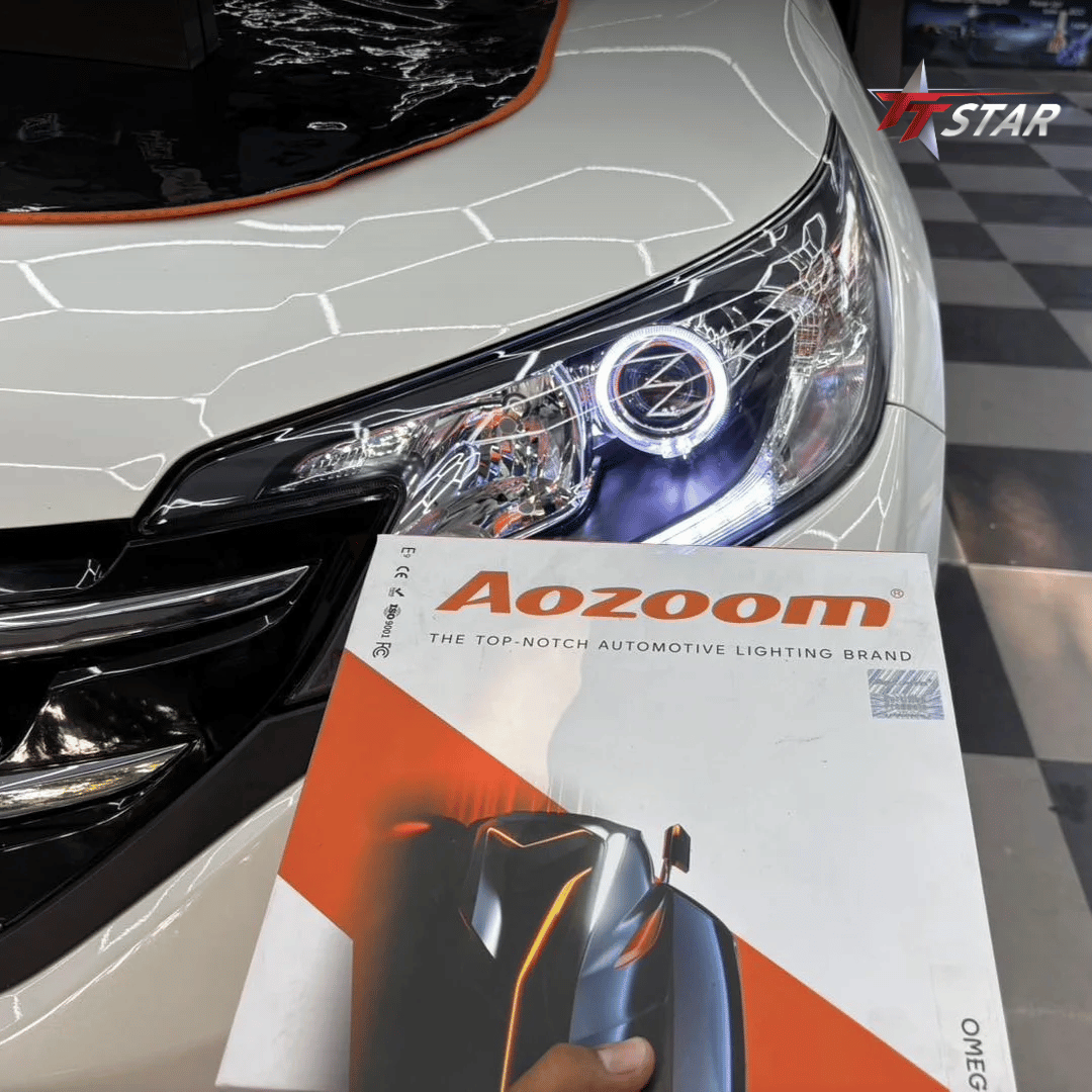 รีวิว อัพเกรดไฟหน้ารถยนต์ HONDA SR AUTO CAR เลียบด่วนรามอินทรา