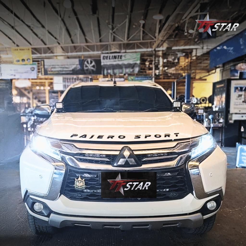 รีวิว ติดตั้งไฟหน้ารถ MITSUBISHI PAJERO มิตรดีเซล กำแพงเพชร