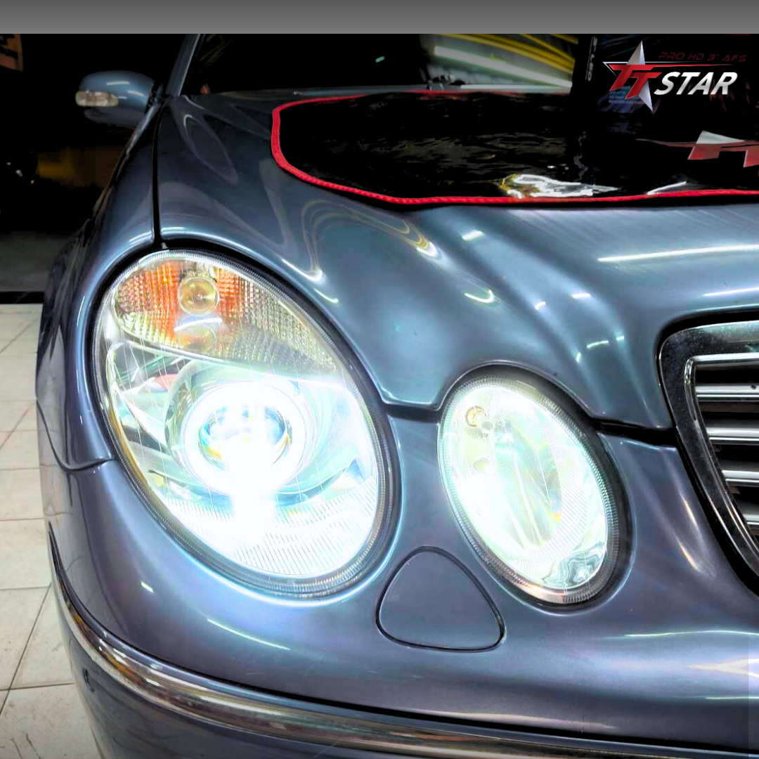 203_Benz W211 ติดตั้ง ProHD AFS + หน้าเลนส์_TT AUTO XENON พระราม 9_2_20251007 (3)