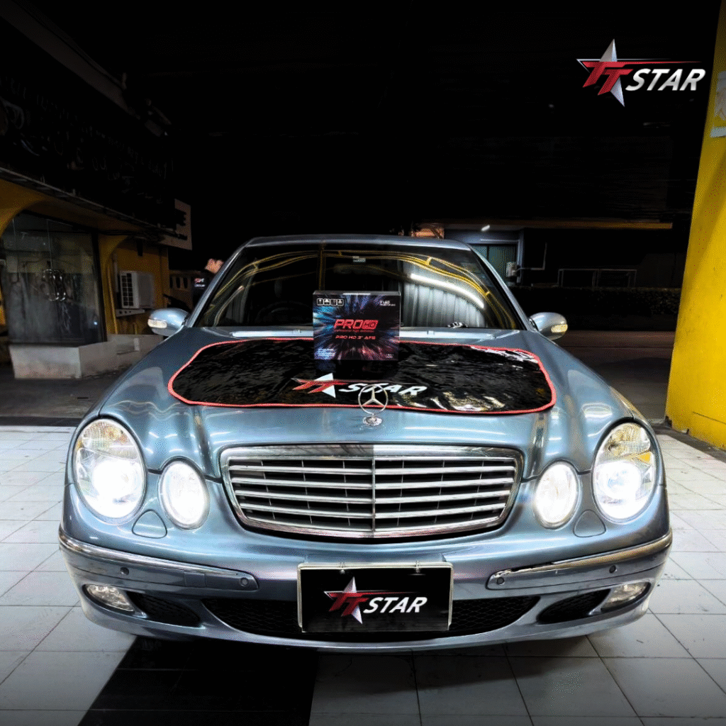 203_Benz W211 ติดตั้ง ProHD AFS + หน้าเลนส์_TT AUTO XENON พระราม 9_2_20251007 (6)