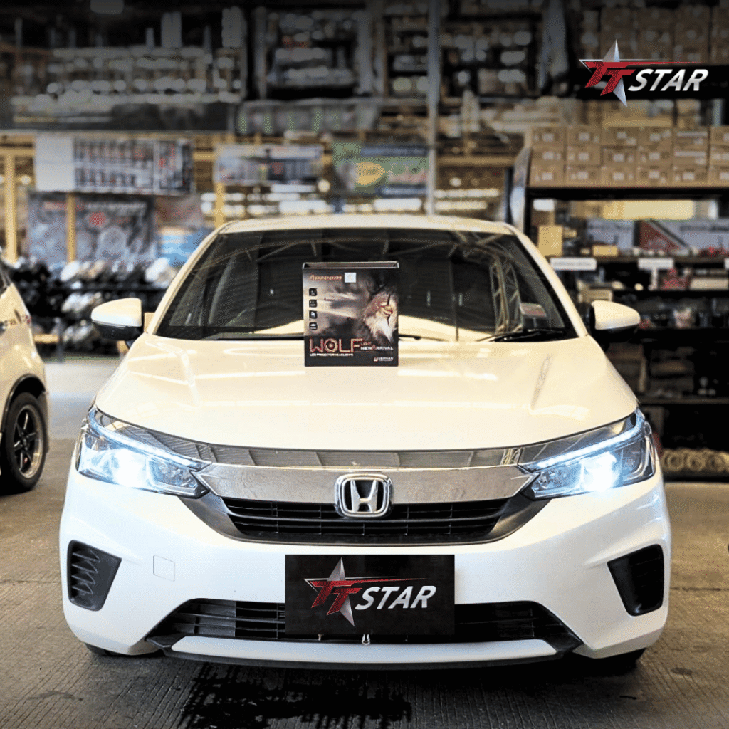 รีวิว อัพเกรดไฟหน้ารถยนต์ HONDA CITY มิตรดีเซล กำแพงเพชร
