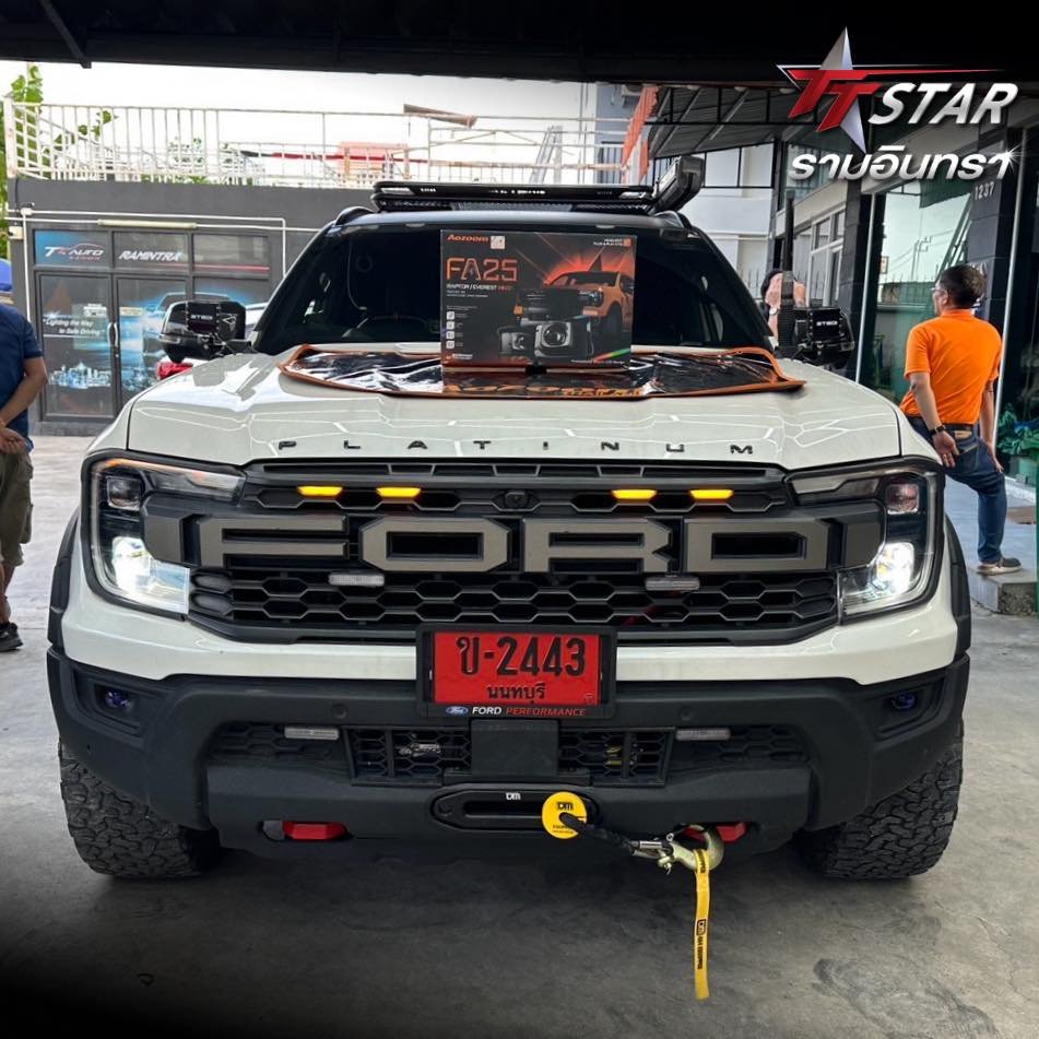 รีวิว อัพเกรดไฟหน้ารถยนต์ FORD EVEREST TTAUTO XENON รามอินทรา