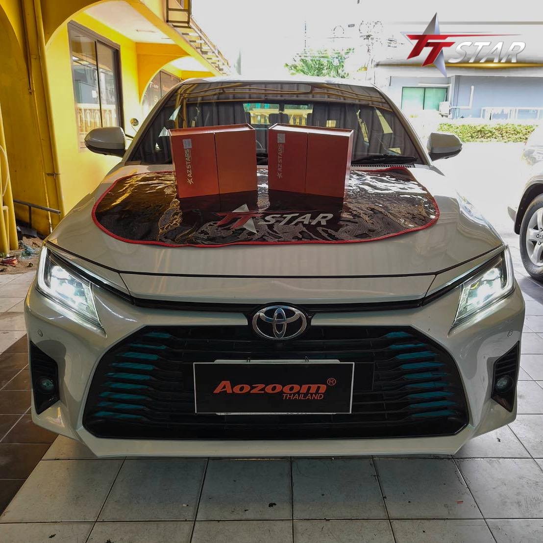 ติดตั้งไฟหน้า TOYOTA YARIS ATIV พระราม 9 TT AUTO XENON