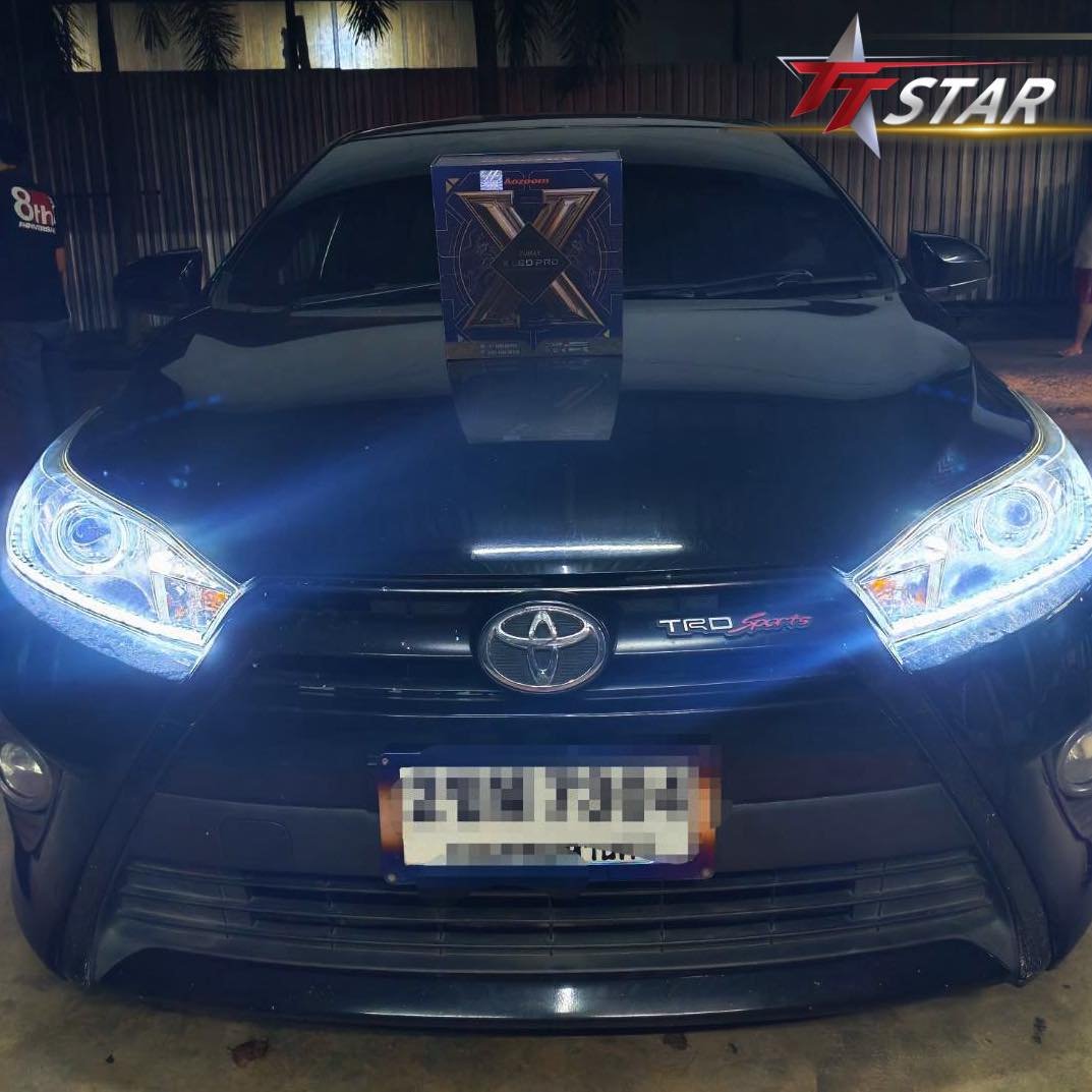รีวิว อัพเกรดไฟหน้ารถยนต์ TOYOTA YARIS TT AUTO XENON พระราม 5