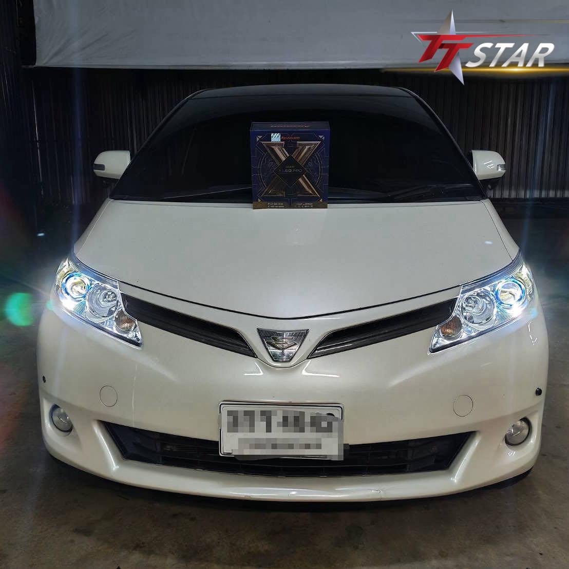 รีวิว อัพเกรดไฟหน้ารถยนต์ TOYOTA ESTIMA TT AUTO XENON พระราม 5