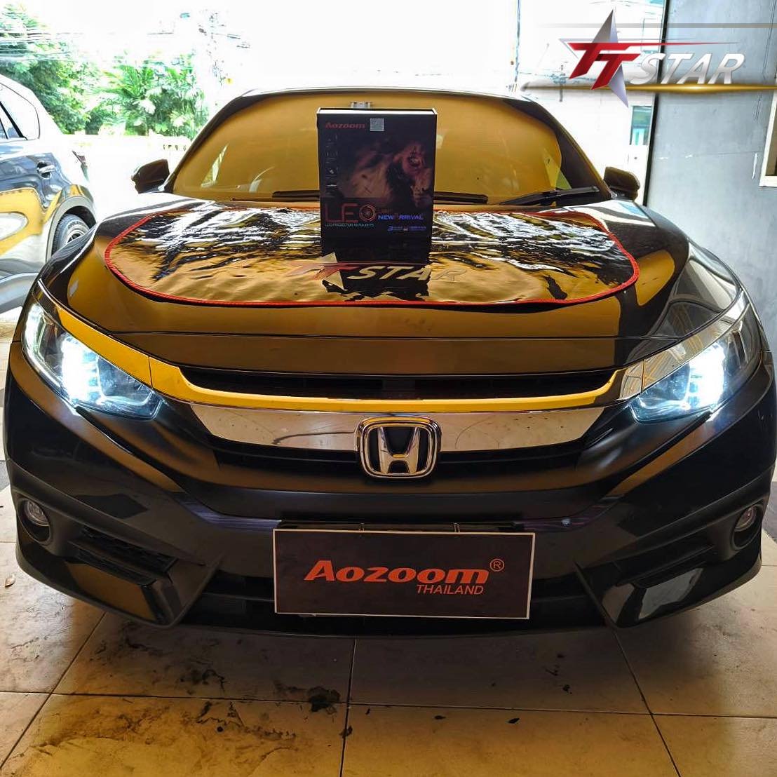 อัพเกรดไฟหน้ารถยนต์ HONDA CIVIC TT AUTO XENON พระราม 9