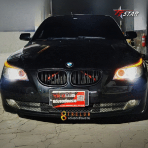 รีวิว ติดตั้งไฟหน้ารถยนต์ BMW 520D TR Club เชียงราย
