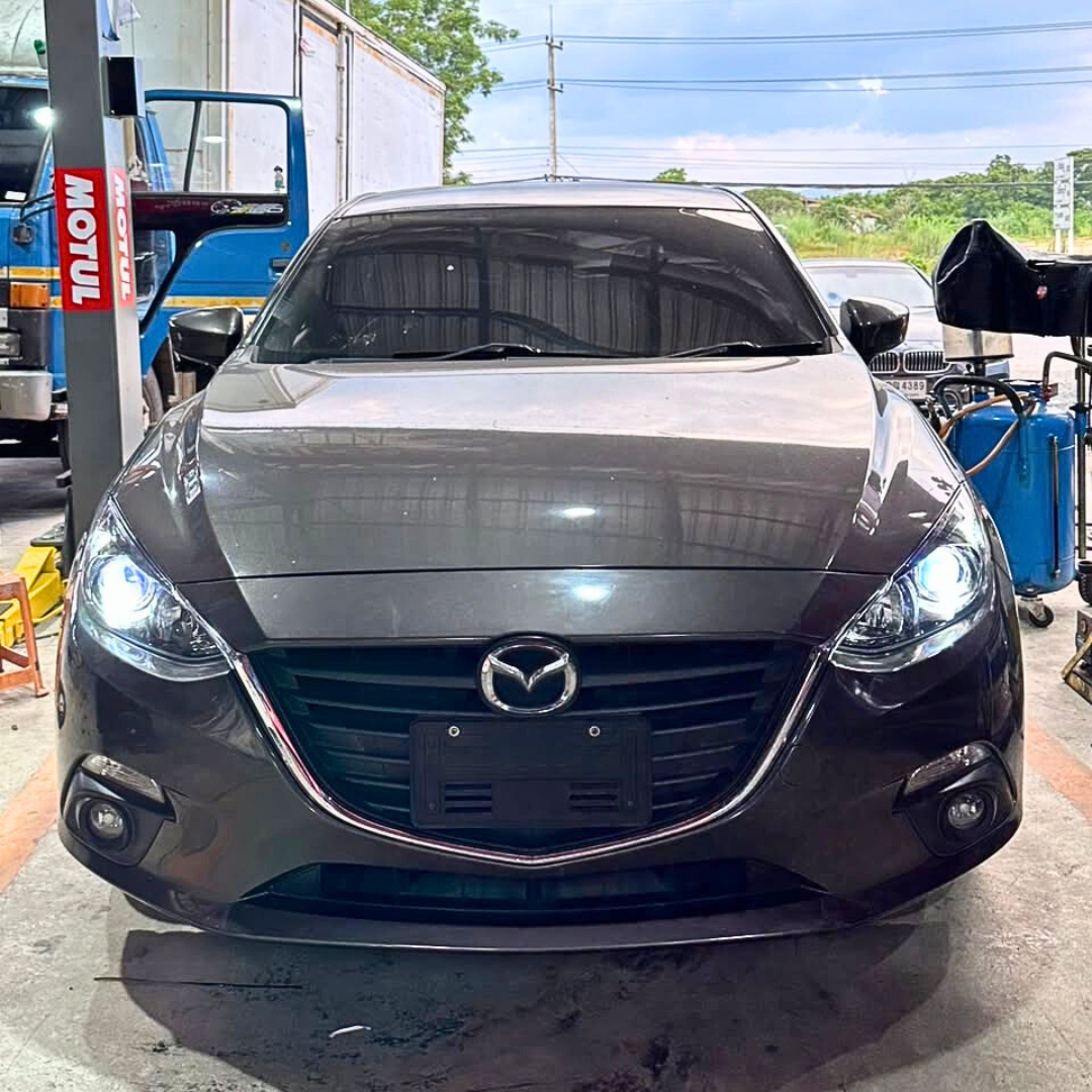 MAZDA 15_456 เจริญยนต์ อัพเกรดไฟหน้ารถยนต์ จังหวัดเพชรบูรณ์