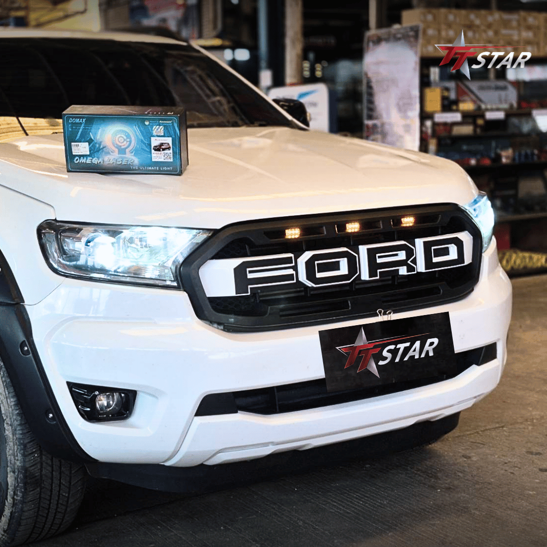 รีวิว อัพเกรดไฟหน้ารถยนต์ FORD มิตรดีเซล กำแพงเพชร