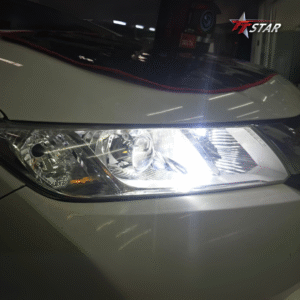 HONDA 11_ นครยนต์ออโต้ซาวด์ อัพเกรดไฟหน้ารถยนต์ จังหวัดนครปฐม (4)