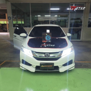 HONDA 11_ นครยนต์ออโต้ซาวด์ อัพเกรดไฟหน้ารถยนต์ จังหวัดนครปฐม (4)