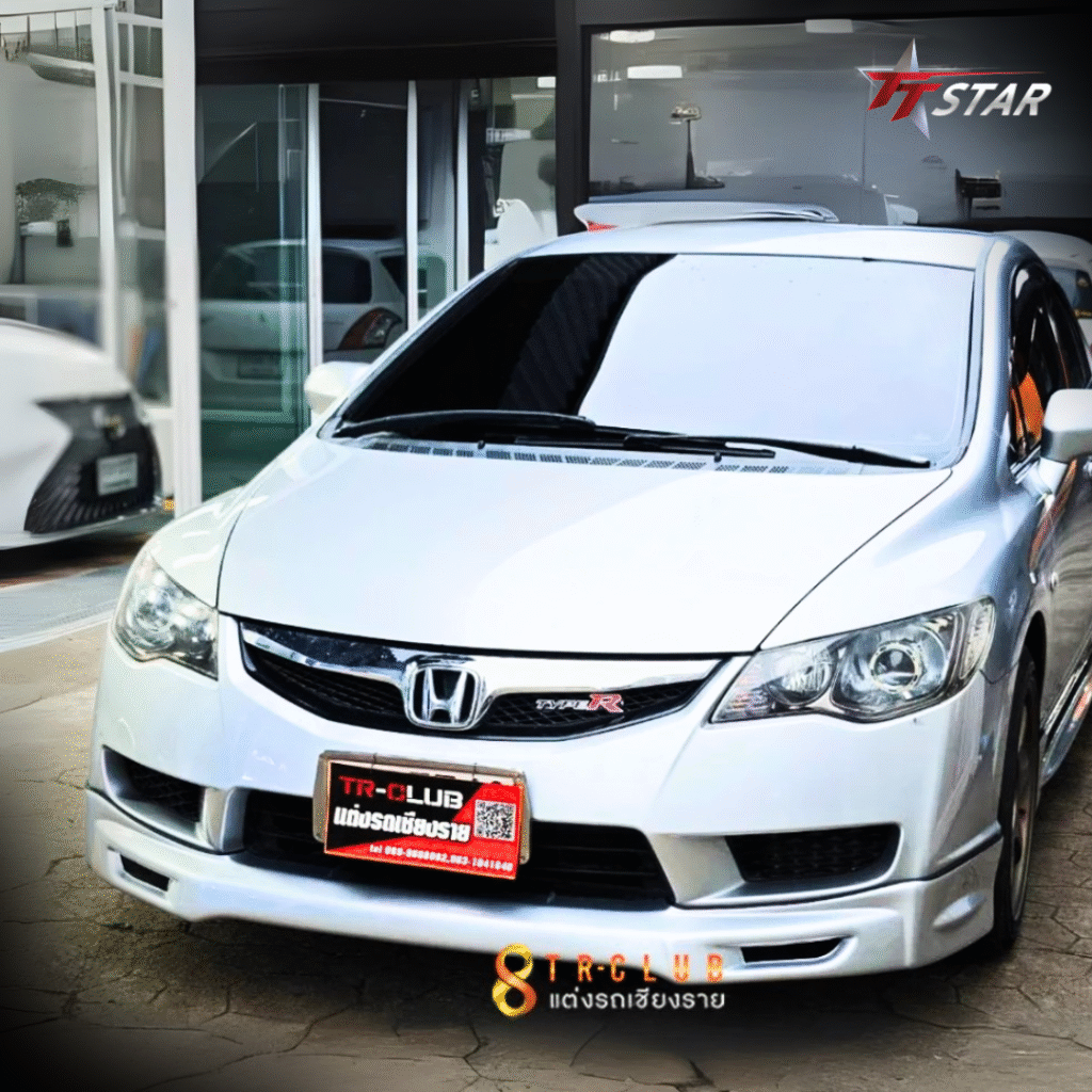 HONDA CIVIC-16 TR Club อัพเกรดไฟหน้ารถยนต์ จังหวัดเชียงราย