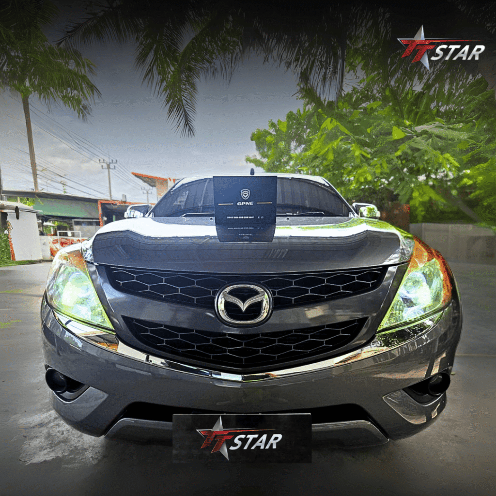 รีวิว อัพเกรดไฟหน้ารถยนต์ MAZDA BT50 TT AUTO XENON พระราม2