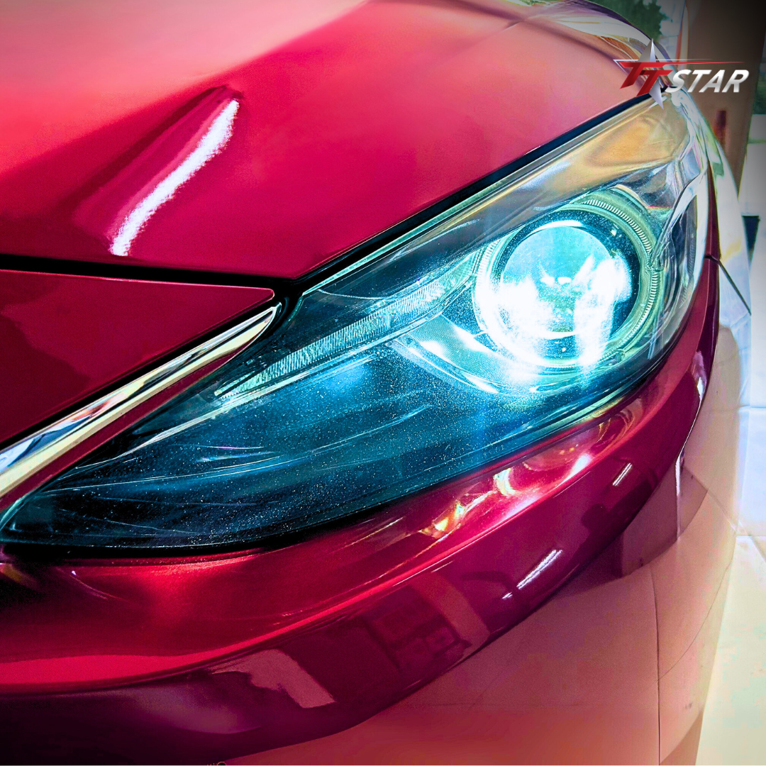 รีวิว อัพเกรดไฟหน้ารถยนต์ MAZDA เก่งประดับยนต์ ตรัง