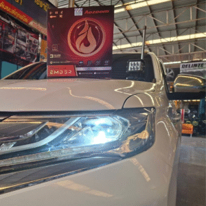 รีวิว ติดตั้งไฟหน้ารถ MITSUBISHI PAJERO มิตรดีเซล กำแพงเพชร