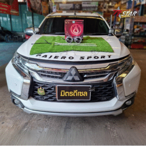 รีวิว ติดตั้งไฟหน้ารถ MITSUBISHI PAJERO มิตรดีเซล กำแพงเพชร