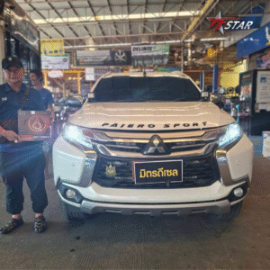รีวิว ติดตั้งไฟหน้ารถ MITSUBISHI PAJERO มิตรดีเซล กำแพงเพชร