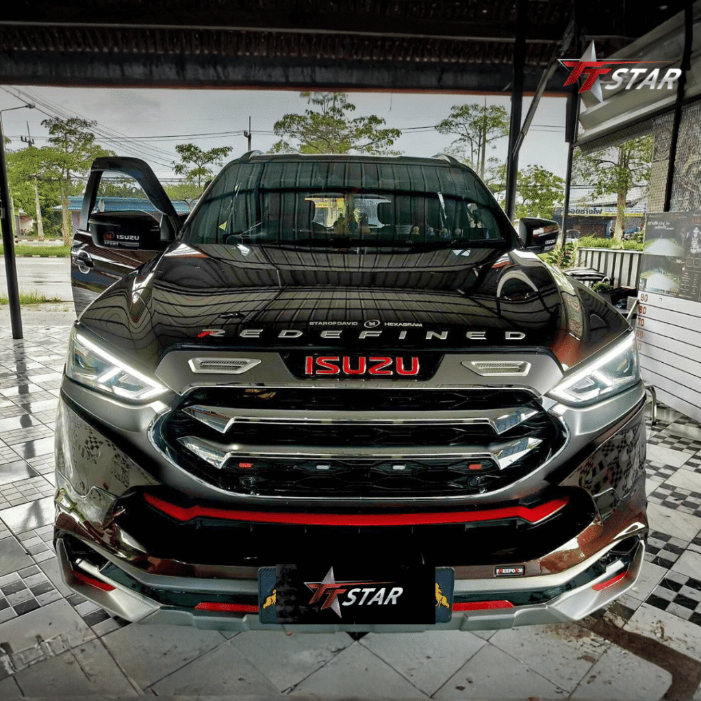 รีวิว อัพเกรดไฟหน้ารถยนต์ ISUZU D-MAX หิวแสง CAR LIGHTING สุราษฎร์ธานี