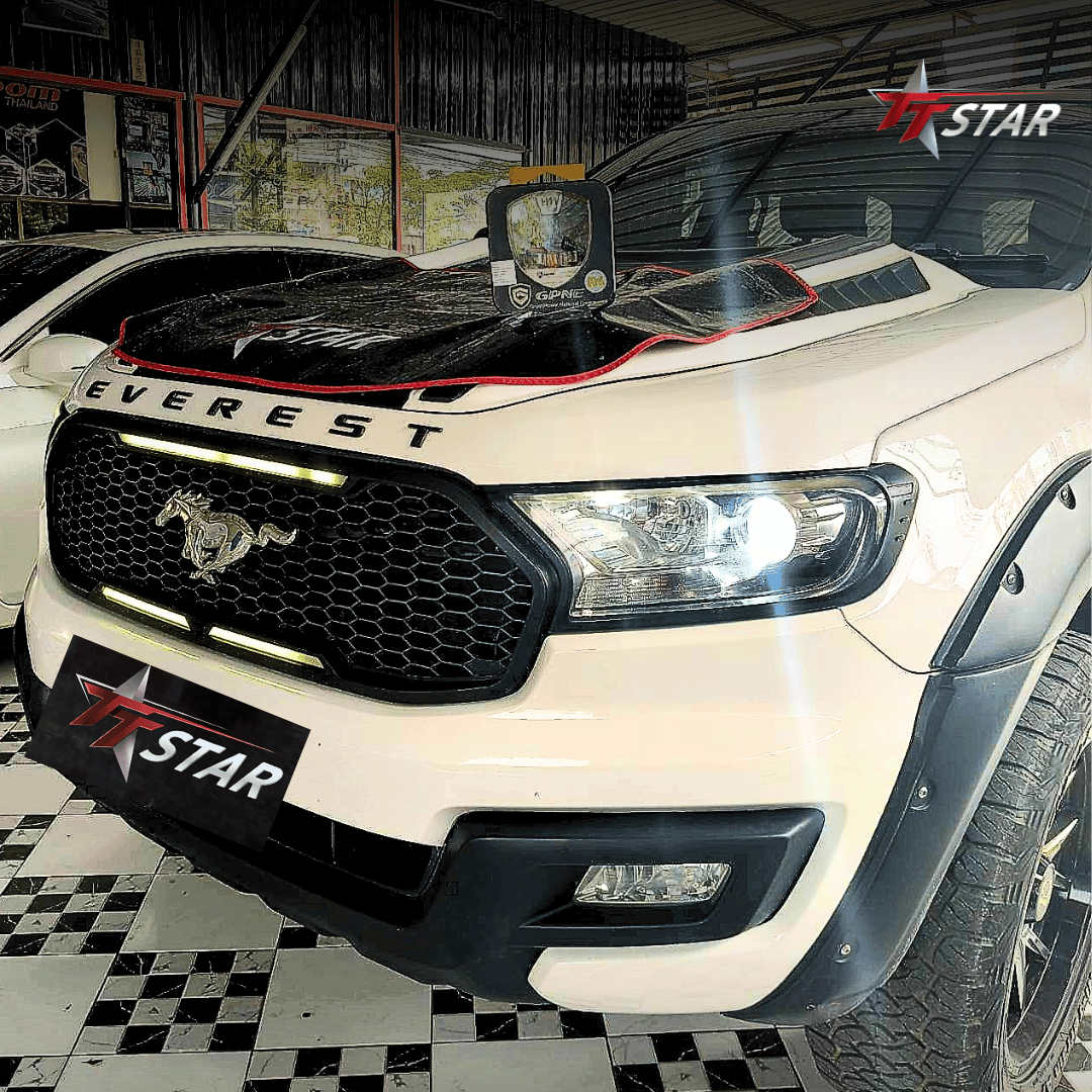 รีวิว อัพเกรดไฟหน้ารถยนต์ FORD EVEREST หิวแสง Car lighting นครศรีธรรมราช