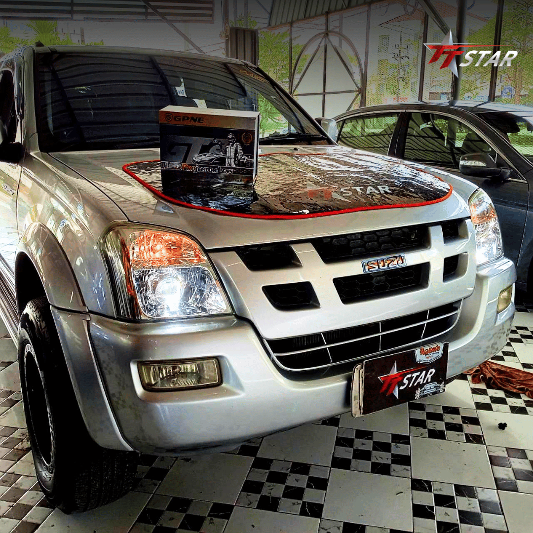 รีวิว อัพเกรดไฟหน้ารถยนต์ ISUZU หิวแสง Car lighting นครศรีธรรมราช
