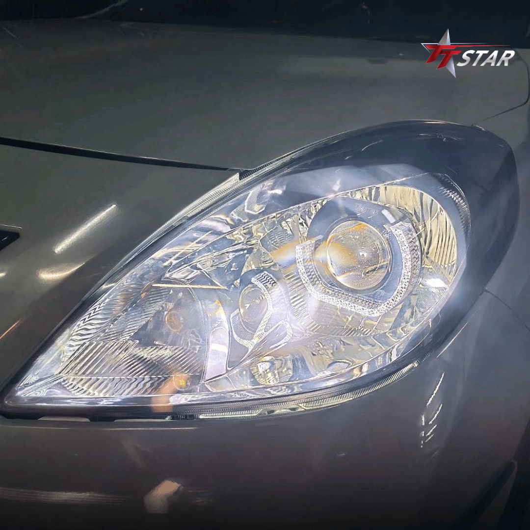 รีวิว อัพเกรดไฟหน้ารถยนต์ NISSAN ALMERA TT AUTO XENON พระราม 5