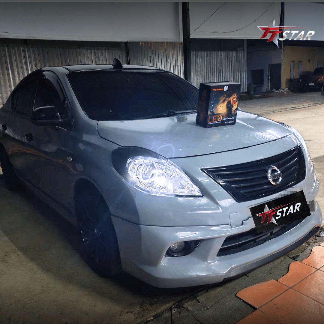 รีวิว อัพเกรดไฟหน้ารถยนต์ NISSAN ALMERA TT AUTO XENON พระราม 5