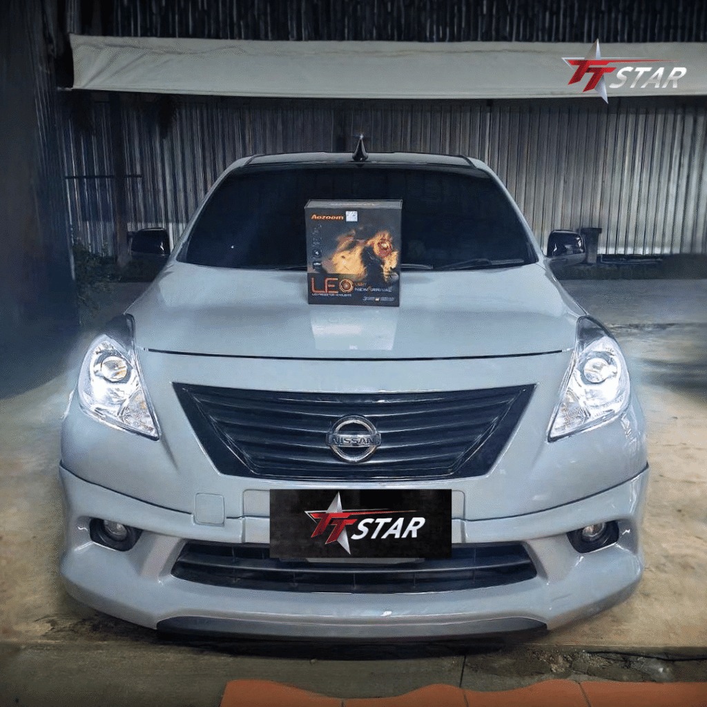 รีวิว อัพเกรดไฟหน้ารถยนต์ NISSAN ALMERA TT AUTO XENON พระราม 5