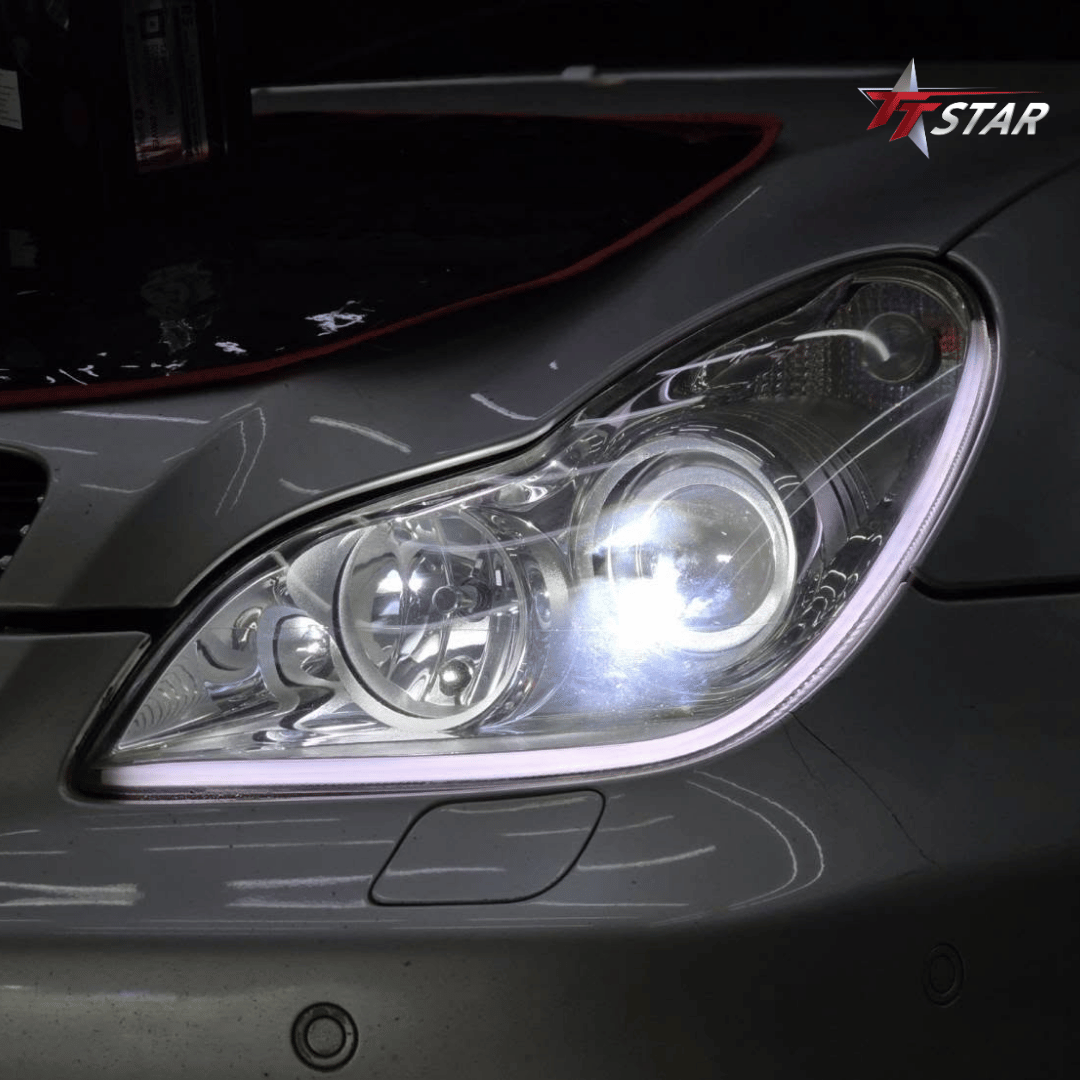 รีวิว อัพเกรดไฟหน้ารถยนต์ BENZ ยานยนต์ออโต้ซาวด์ ชัยภูมิ