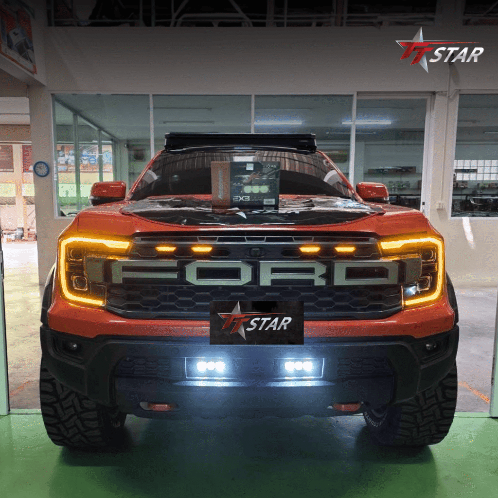 รีวิว อัพเกรดไฟหน้ารถยนต์ FORD RANGER นครยนต์ออโตซาวด์ นครปฐม