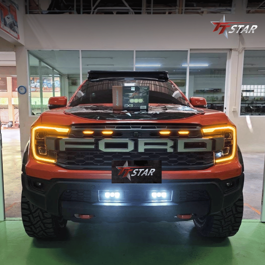 รีวิว อัพเกรดไฟหน้ารถยนต์ FORD RANGER นครยนต์ออโตซาวด์ นครปฐม