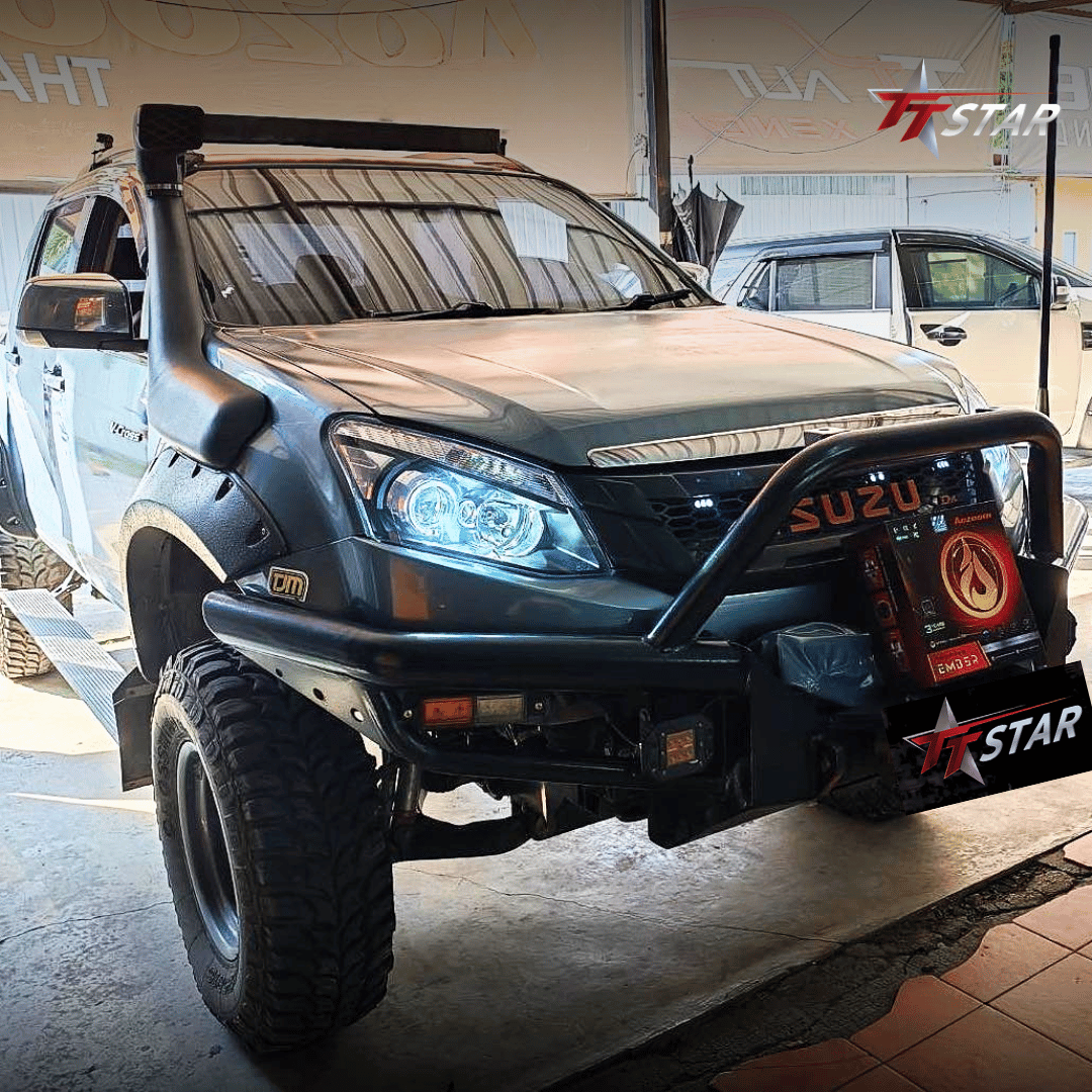 รีวิว อัพเกรดไฟหน้ารถยนต์ ISUZU D-MAX TT AUTO XENON พระราม 5