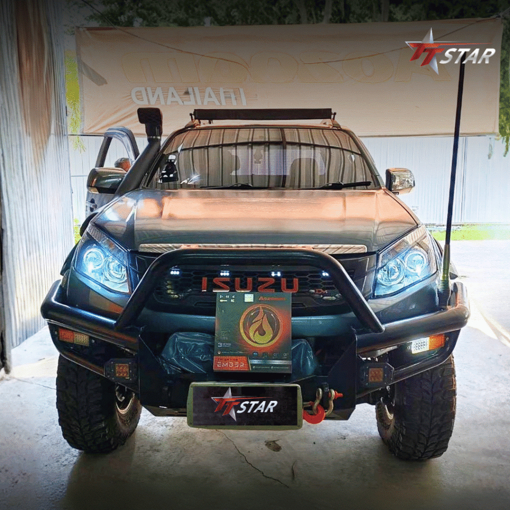 รีวิว อัพเกรดไฟหน้ารถยนต์ ISUZU D-MAX TT AUTO XENON พระราม 5