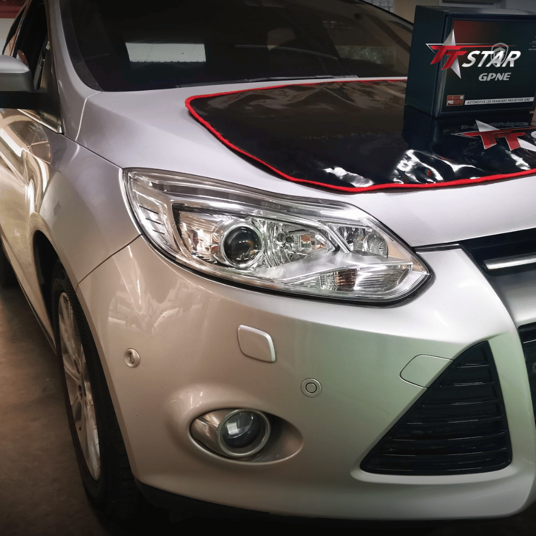 รีวิว อัพเกรดไฟหน้ารถยนต์ FORD FOCUS นครยนต์ออโตซาวด์ นครปฐม