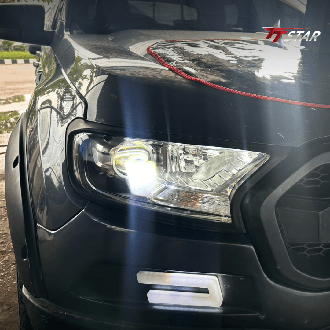 รีวิว อัพเกรดไฟหน้ารถยนต์ FORD RANGER DOUBLE CAB เจเค ออโต้ซาวด์ นครพนม