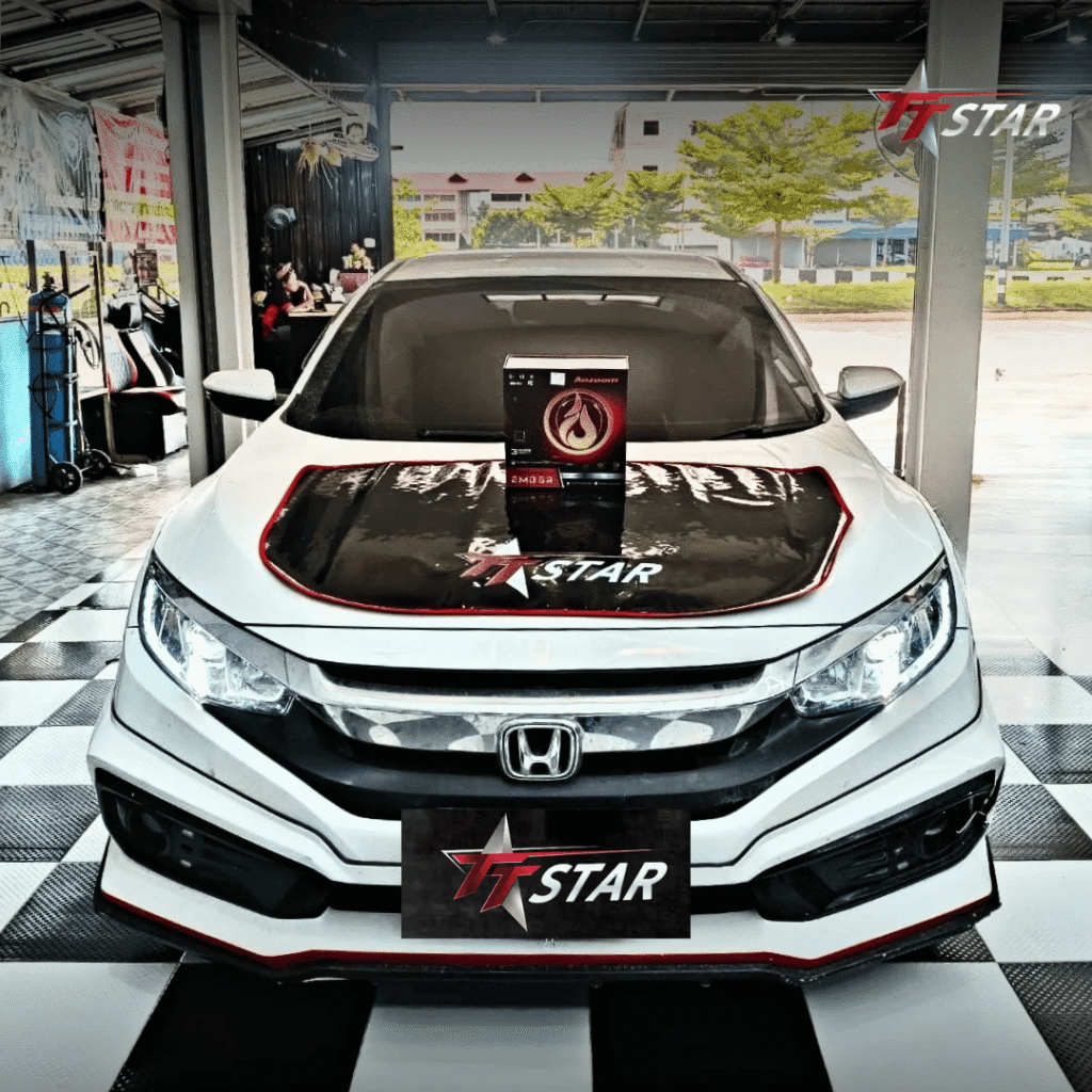 รีวิว อัพเกรดไฟหน้ารถยนต์ HONDA เจซี คาร์เซอร์วิส พิษณุโลก