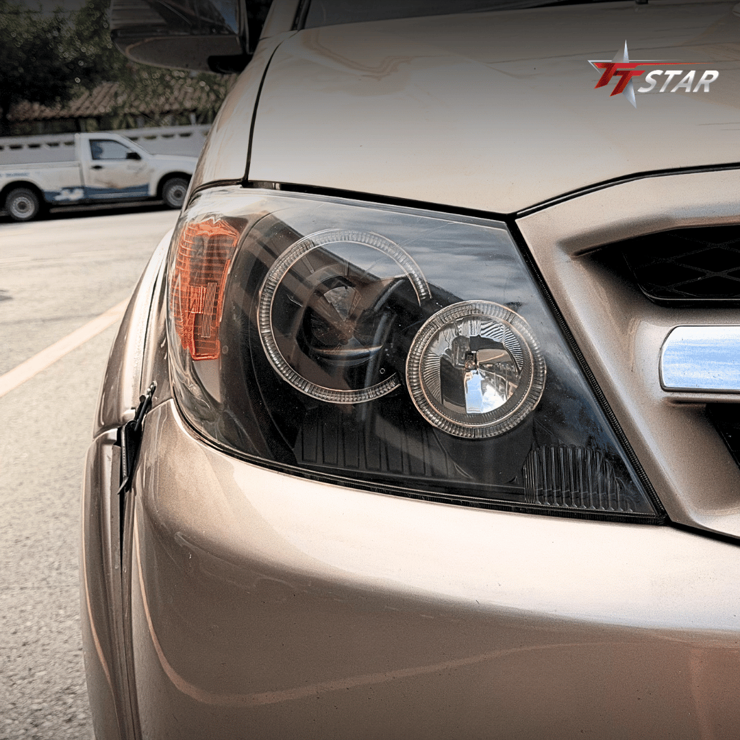 รีวิว อัพเกรดไฟหน้ารถยนต์ TOYOTA VIGO ส.ศักดิ์ยนต์ อุบลราชธานี