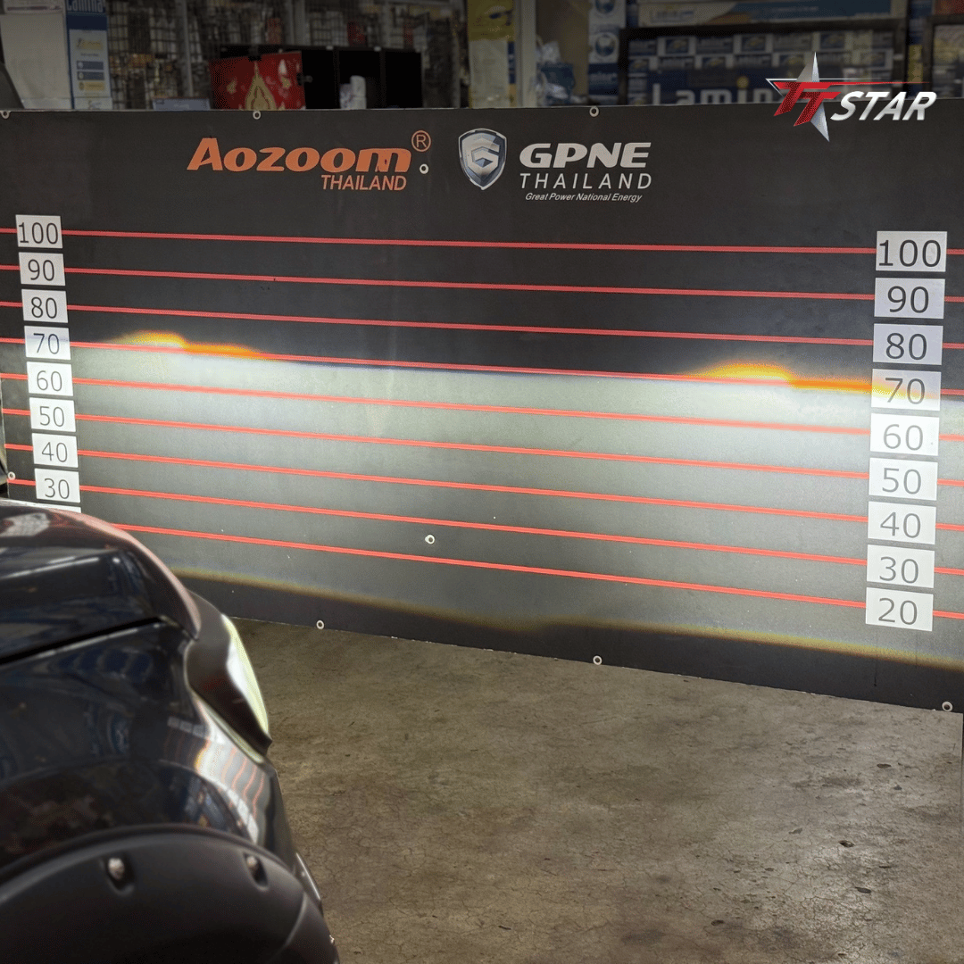 รีวิว อัพเกรดไฟหน้ารถยนต์ FORD ส.ศักดิ์ยนต์ อุบลราชธานี