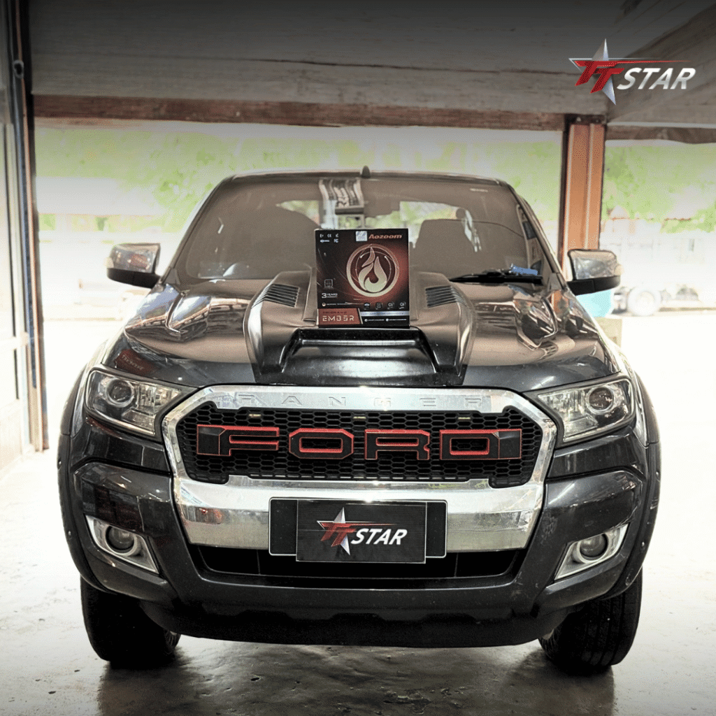 รีวิว อัพเกรดไฟหน้ารถยนต์ FORD ส.ศักดิ์ยนต์ อุบลราชธานี